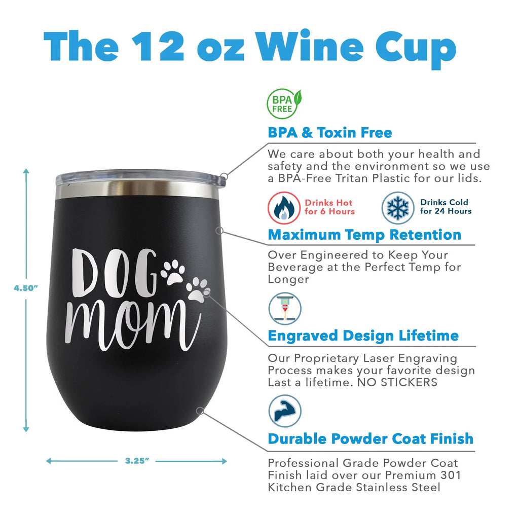 12 oz Engraved Red Wine Cup V97004
