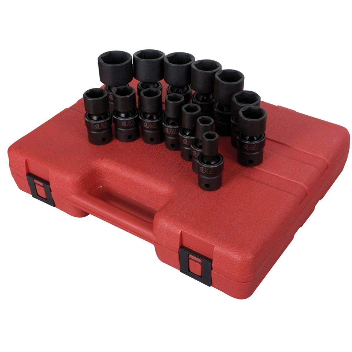 14-Piece 1/2 in. Drive SAE Universal Impact Socket Set J7912