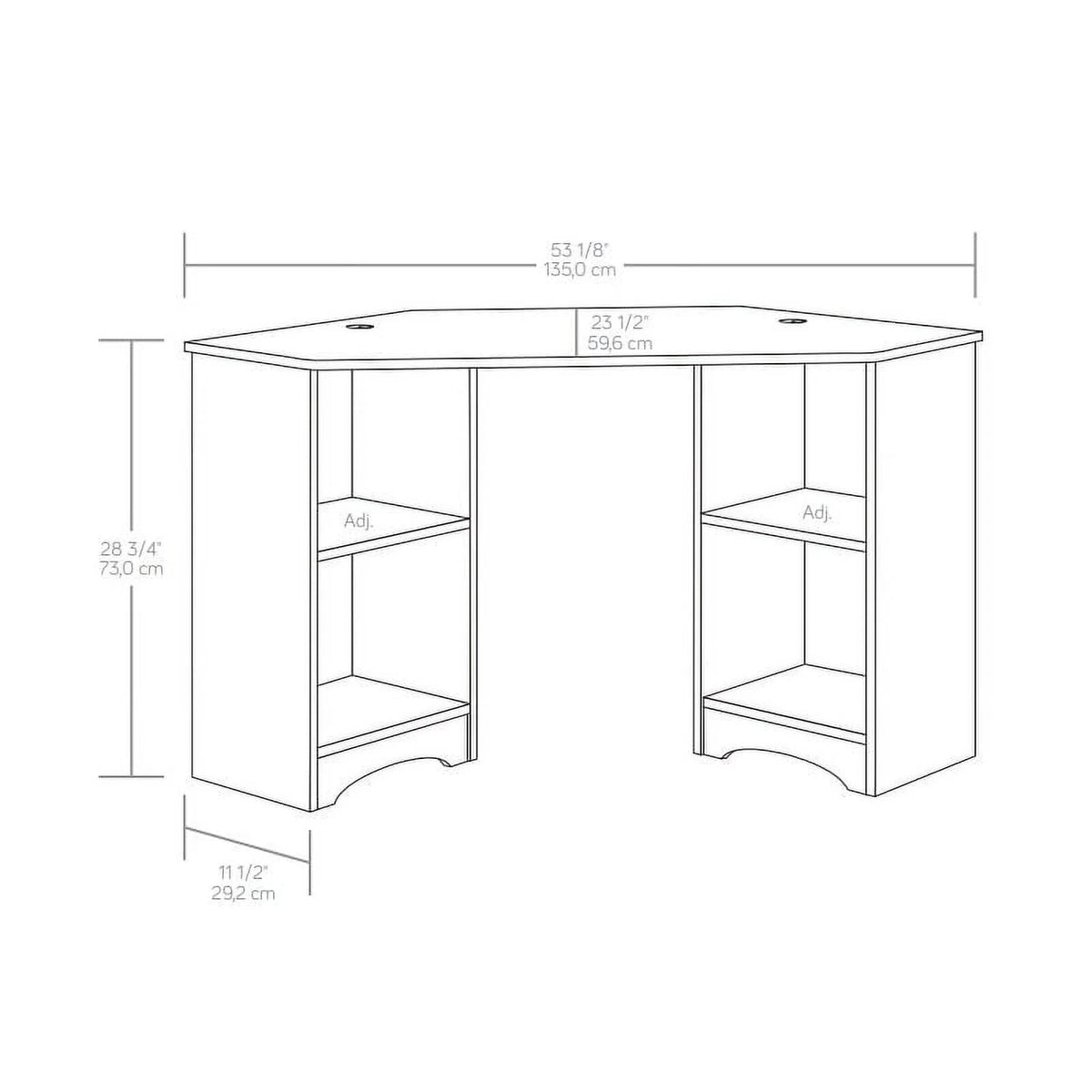 Engineered Wood Corner Desk S955139