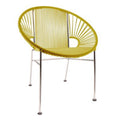 Yellow Chrome Chair M496