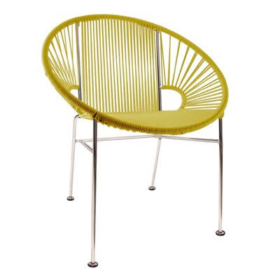 Yellow Chrome Chair M496