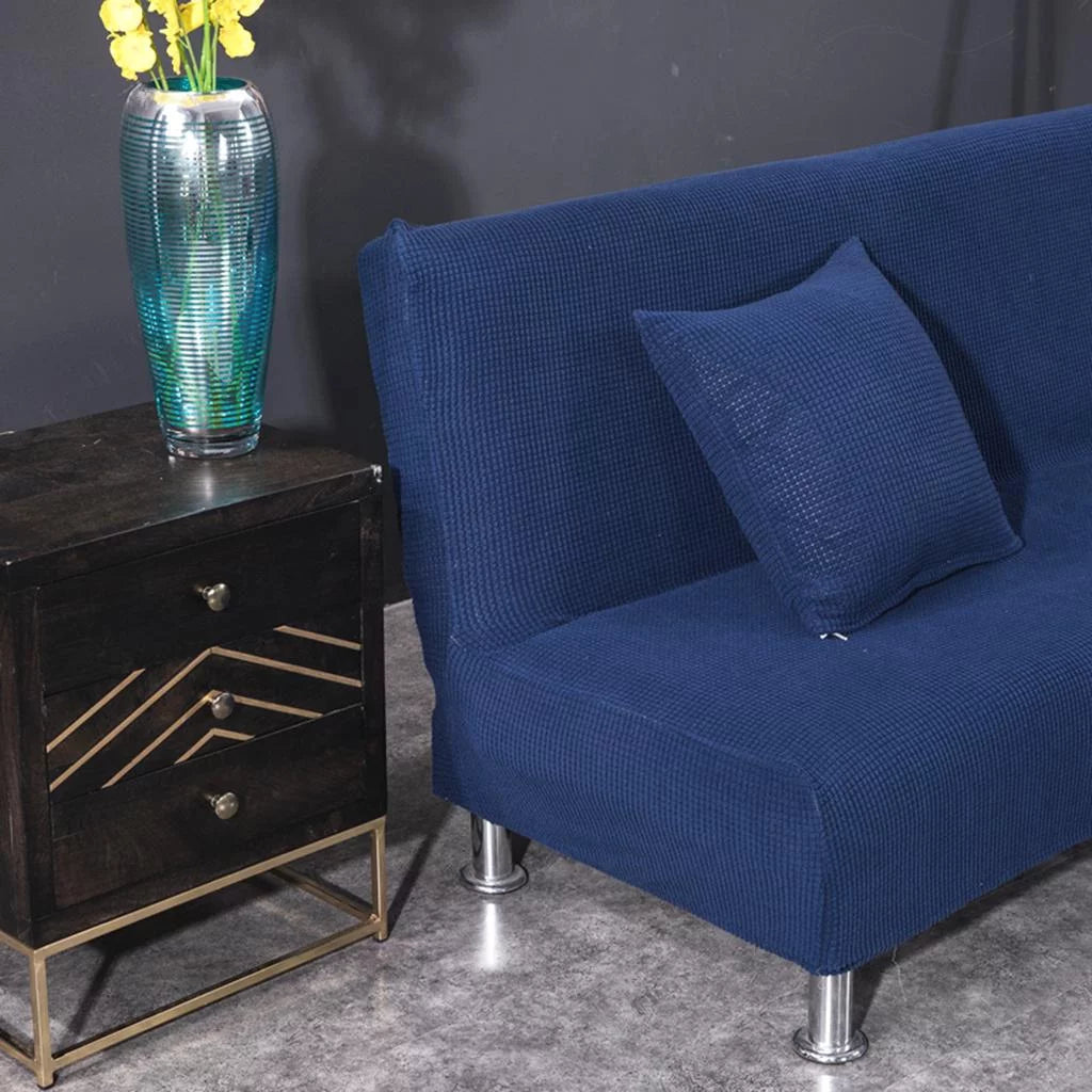 Armless Sofa Cover Dark S29755
