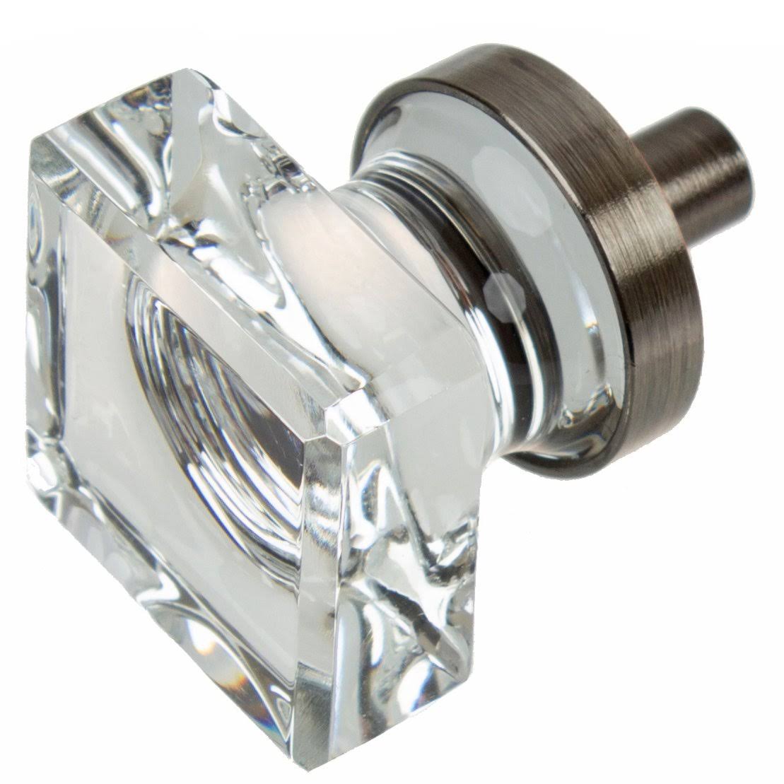 Brushed Black Nickel Glass Cabinet Knobs Z8424