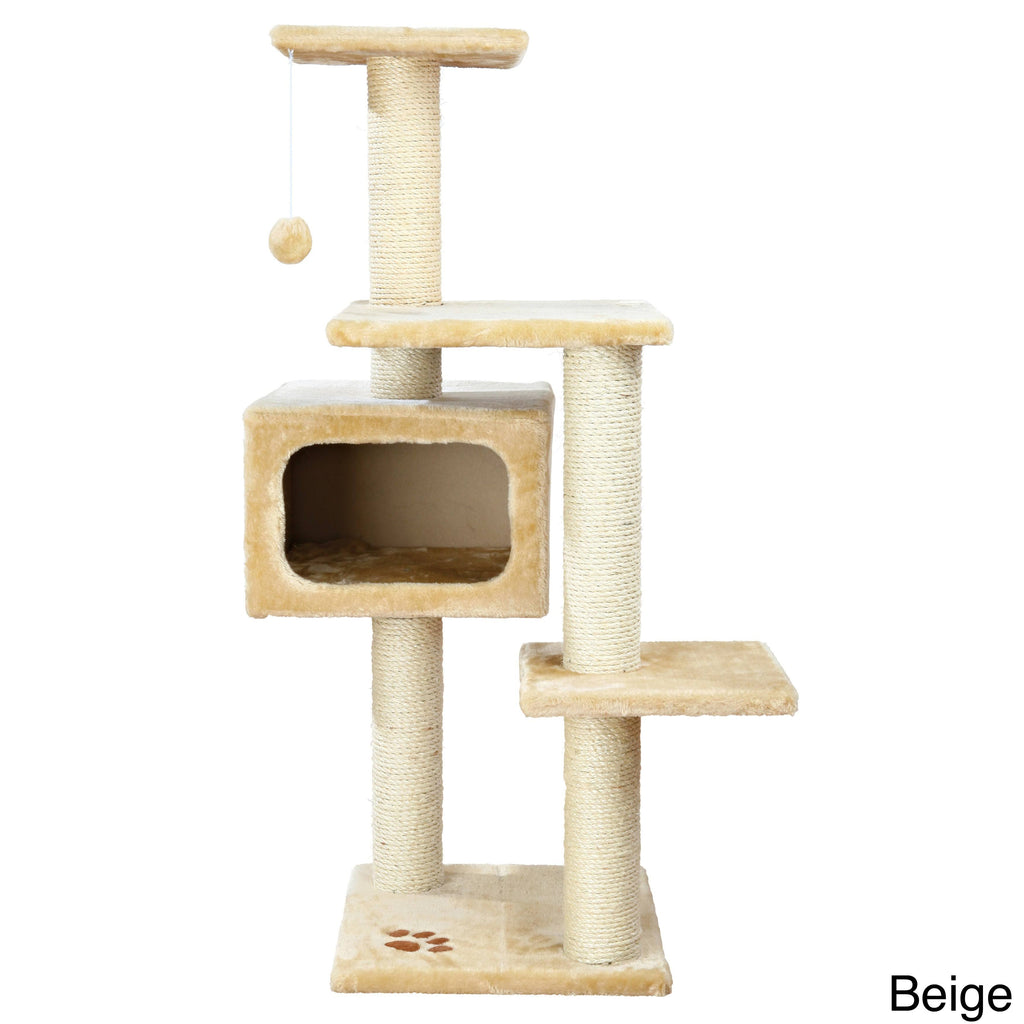 Dark gray/cream Cat Tree E52653