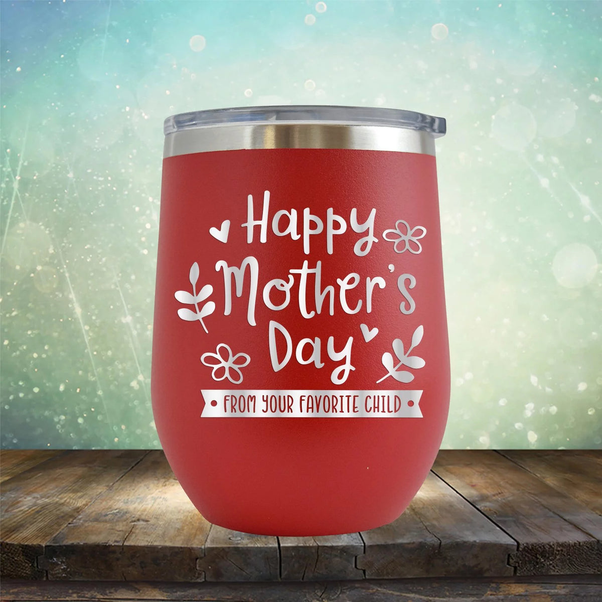 12 oz Engraved Red Wine Cup V97004