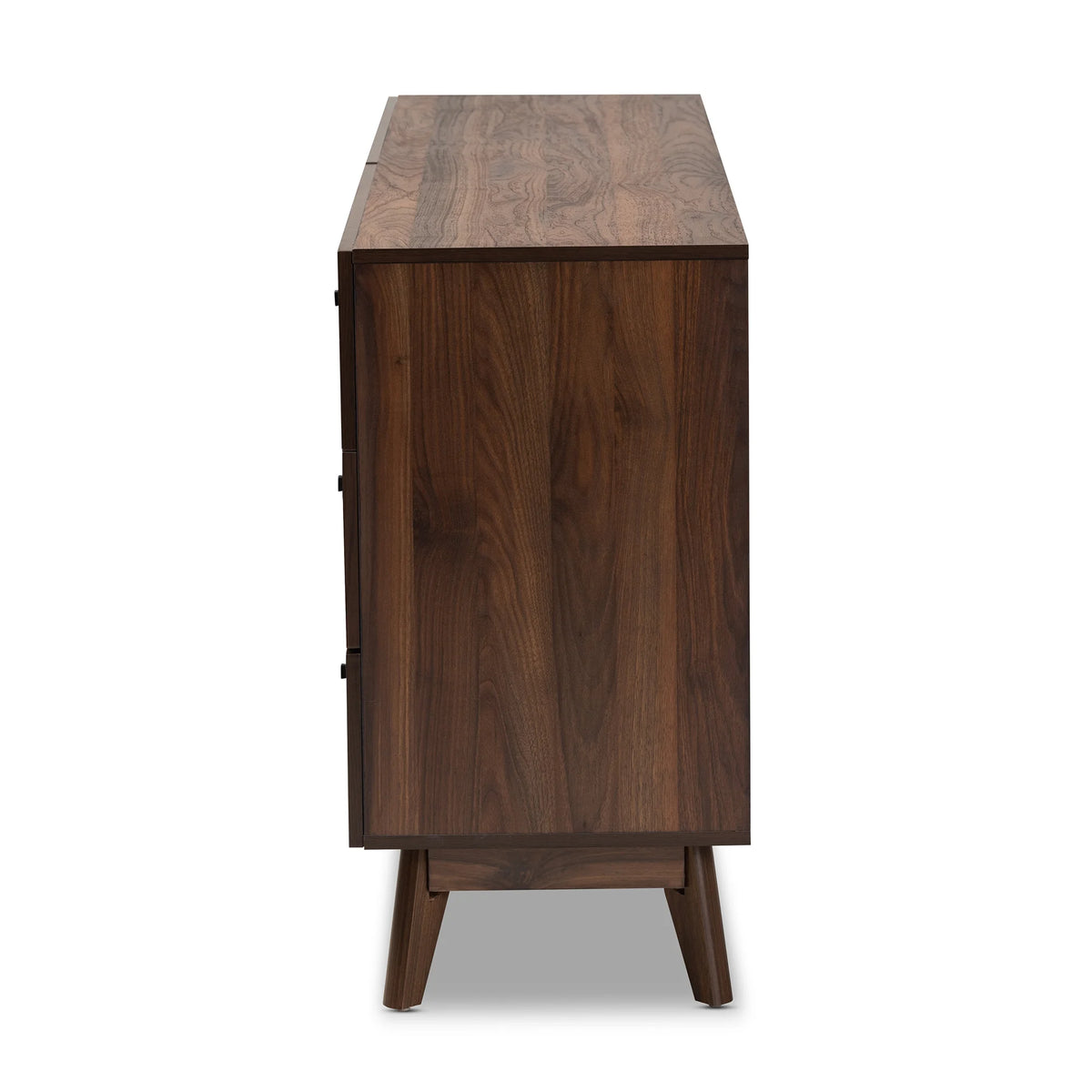 Walnut Brown Wood 6-Drawer Dresser F42111