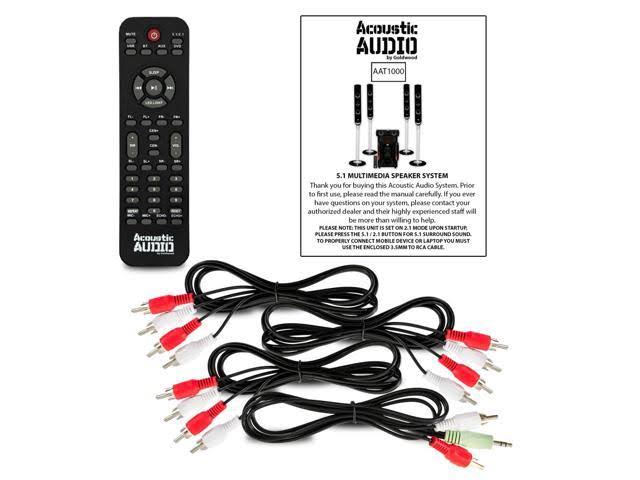 5.1 Home Speaker System with Powered Sub U92330
