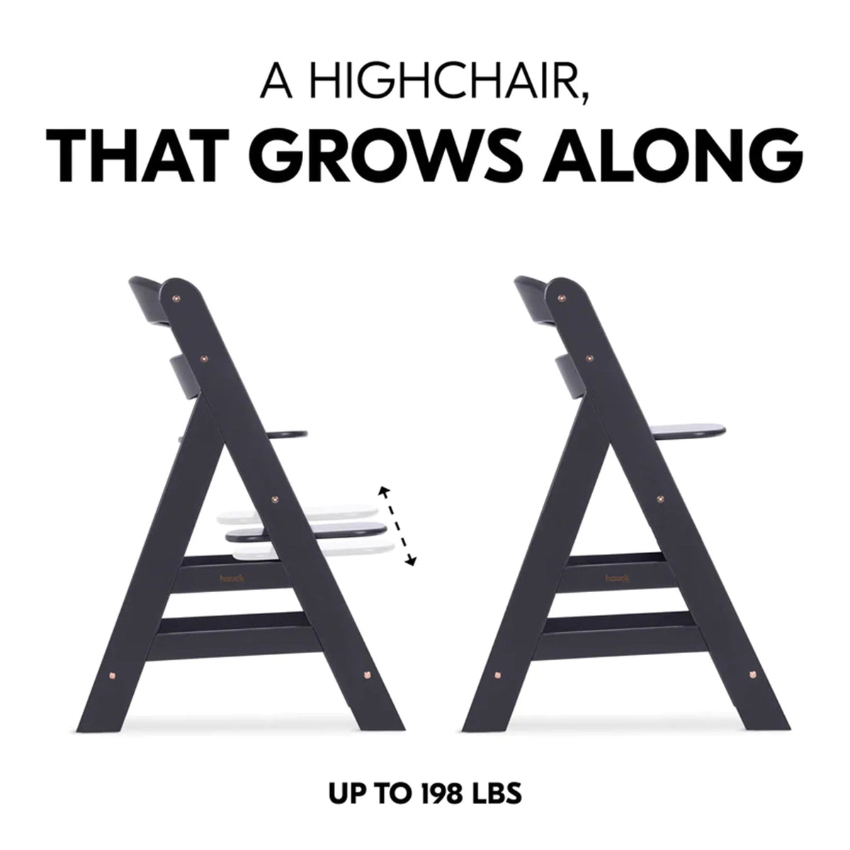 Adjustable Wooden Highchair C560968