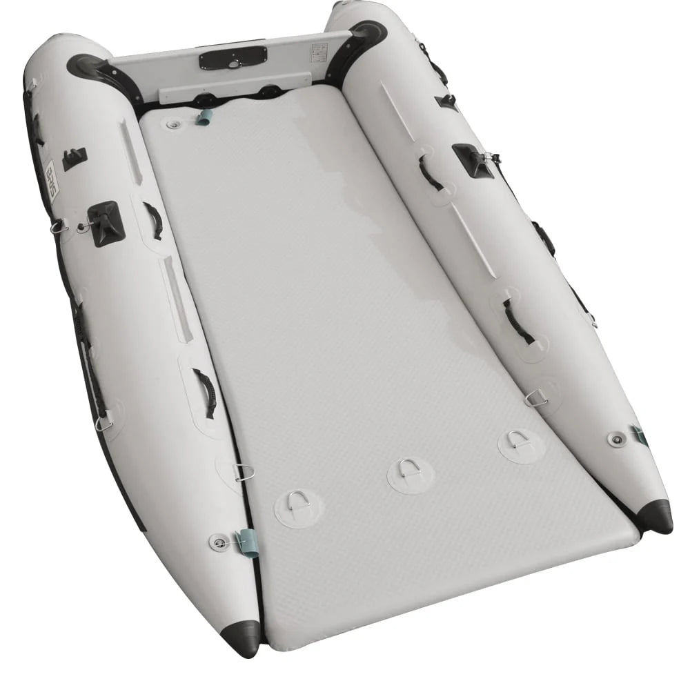 11Ft Inflatable Catamaran Boat Dinghy Gray K699890