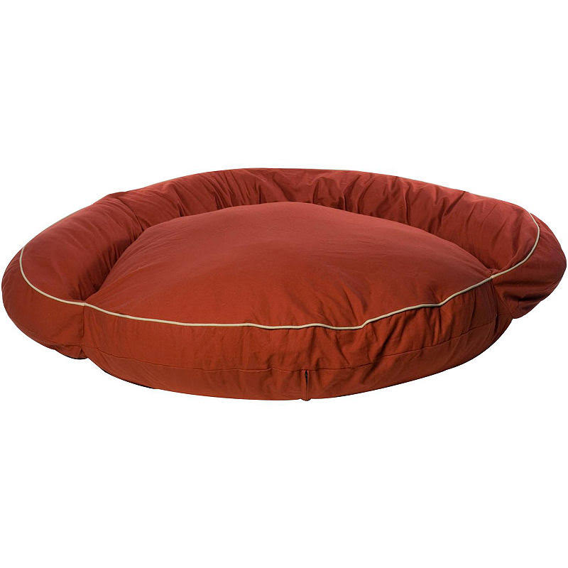 Red Twill Bolster Bed Y9884