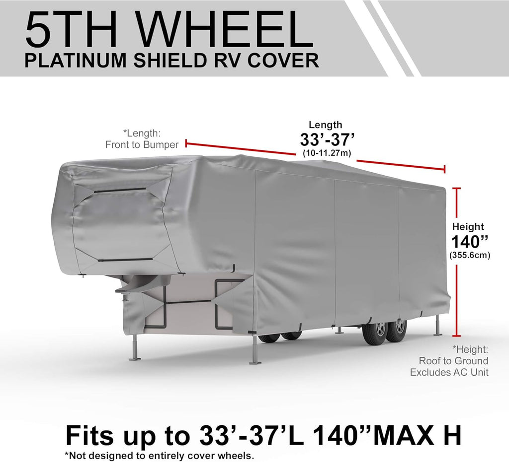 Weatherproof RV Cover for 26' - 30' 5th Wheel RV I531