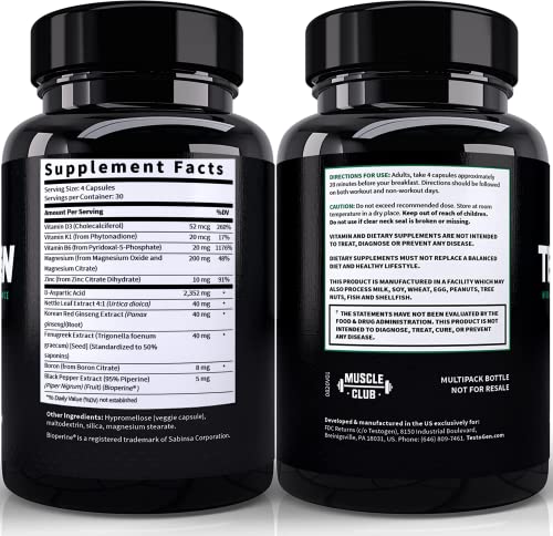 Male Vitality Supplement 3-Month Supply S780031