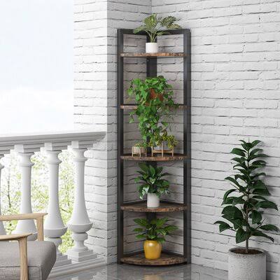 Metal Corner Bookcase S8777