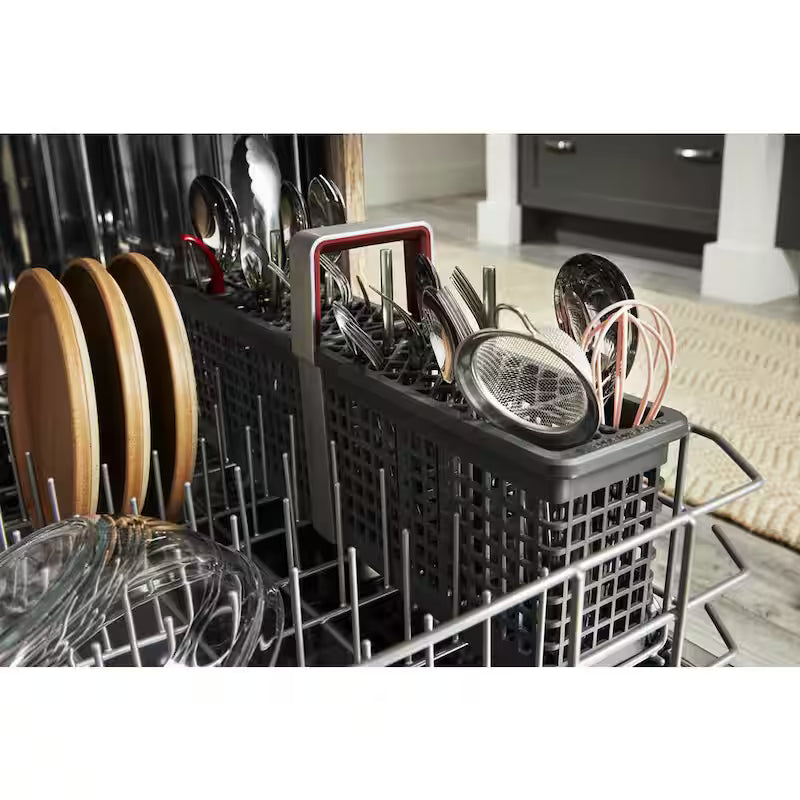 White Front Control Dishwasher with Stainless Steel Tub R5184