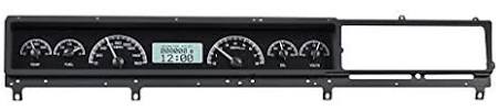 Analog Dash Gauges System Kit Black Alloy Blue S2479