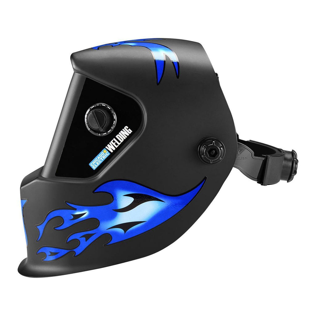 Blue Auto-Darkening Welding Helmet W904183