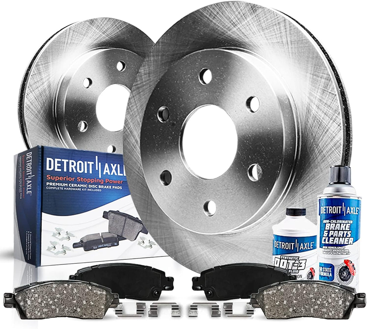 Rear Disc Rotors with Brake Pads R519745