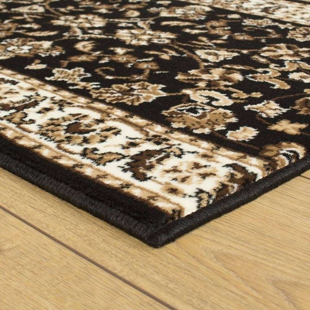 Persian Black Carpet Runner D543015