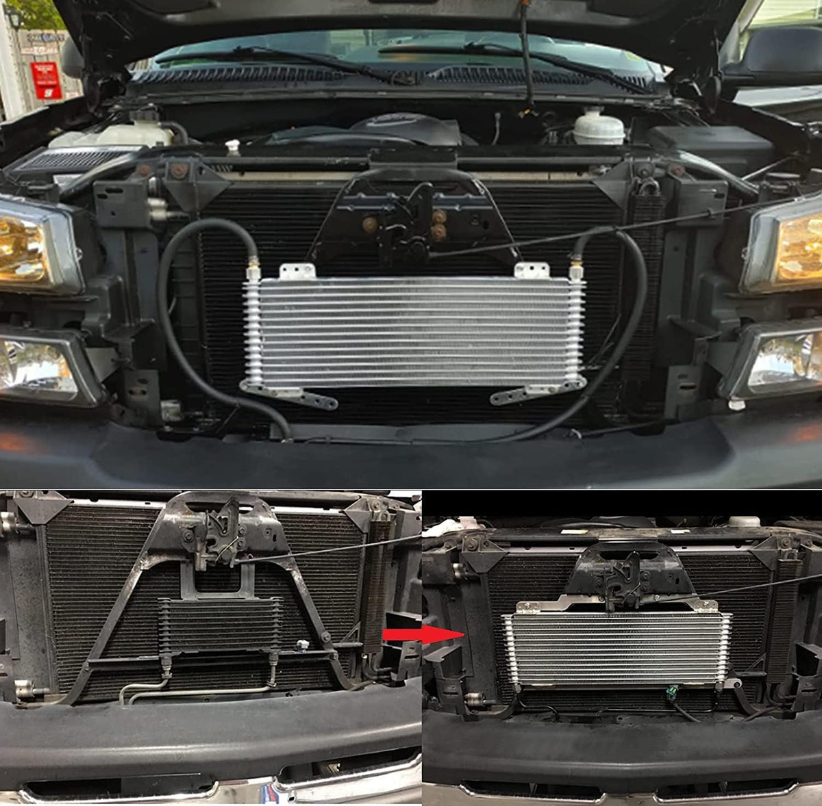 Heavy Duty Transmission Oil Cooler with Mounting Hardware I42276