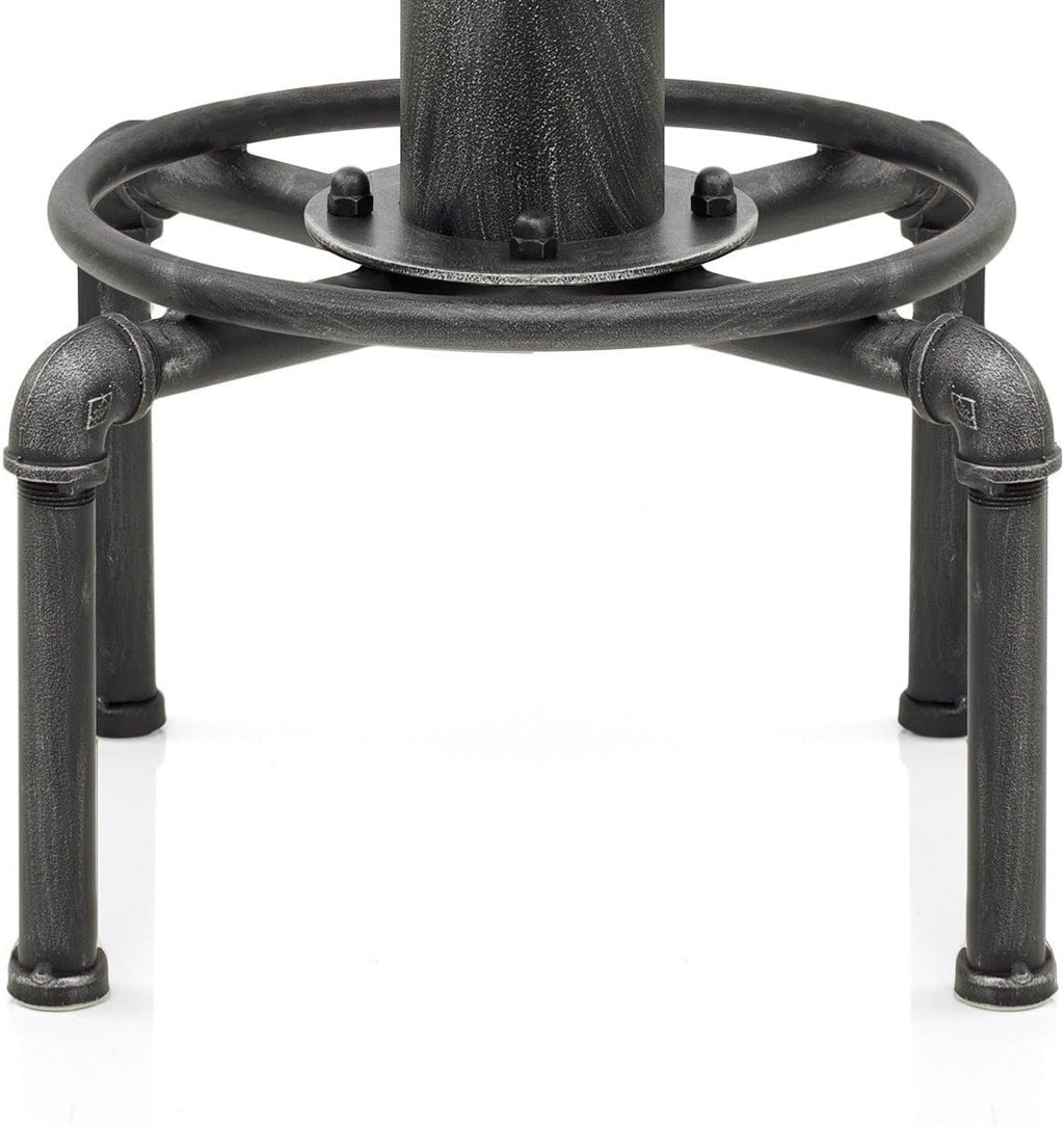 Adjustable Height Solid Wood Barstool Set of 2 S2449