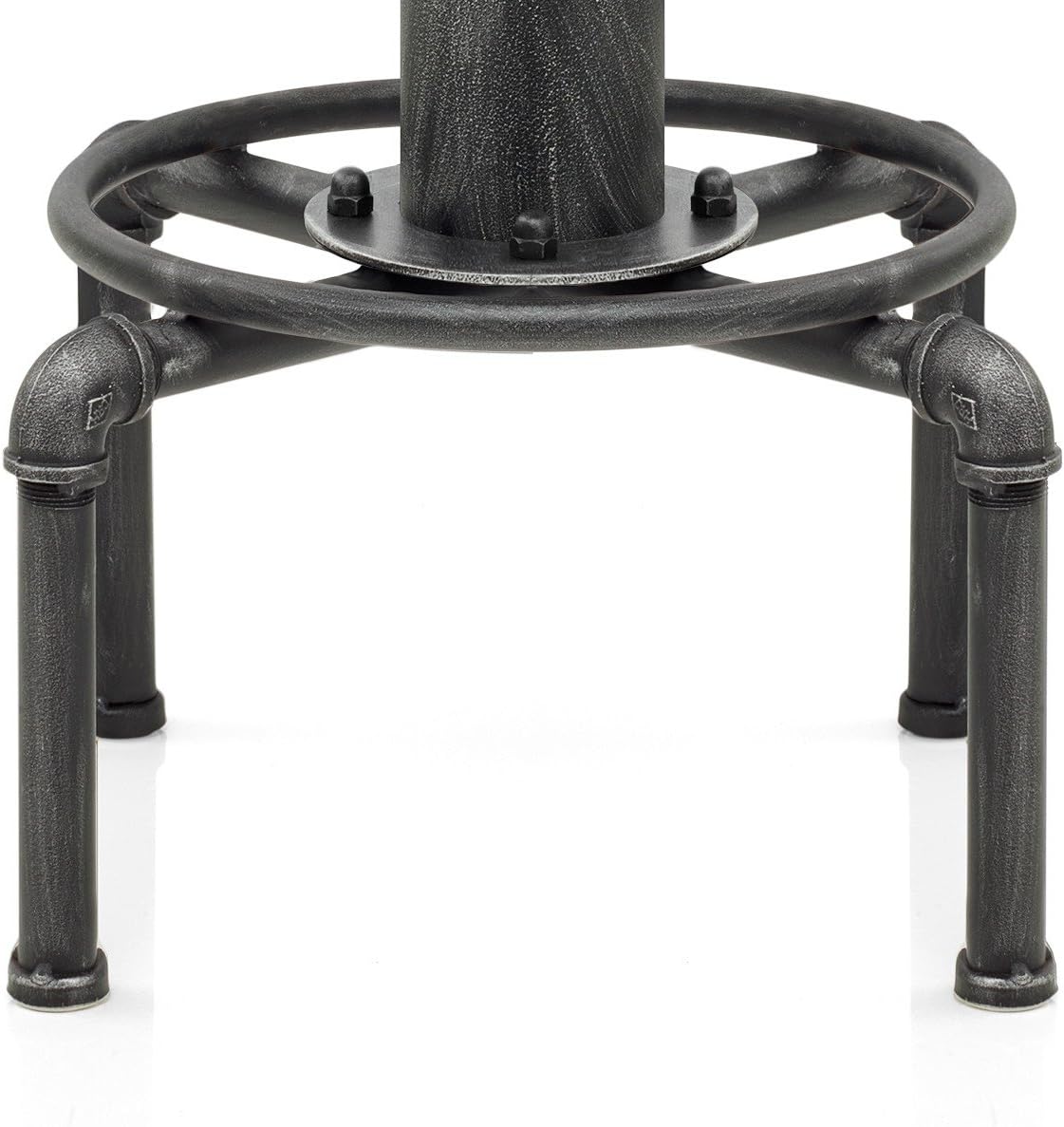 Adjustable Height Solid Wood Barstool Set of 2 S2449