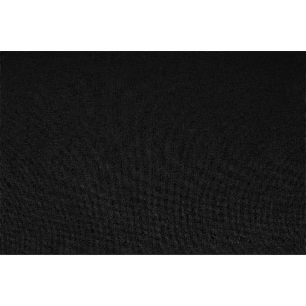 Black Linen Fabric Modular Sectional H819