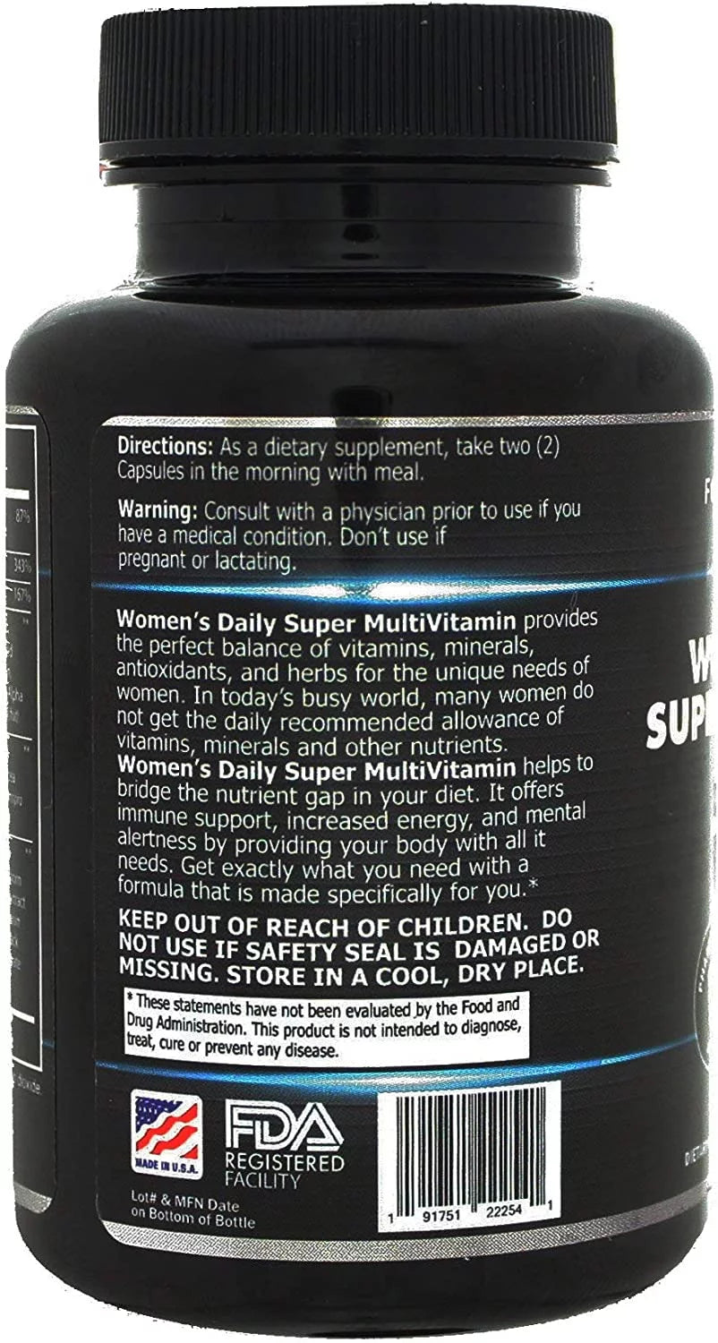 Women's Daily Super Multi-Vitamin 180 Ct Q45113