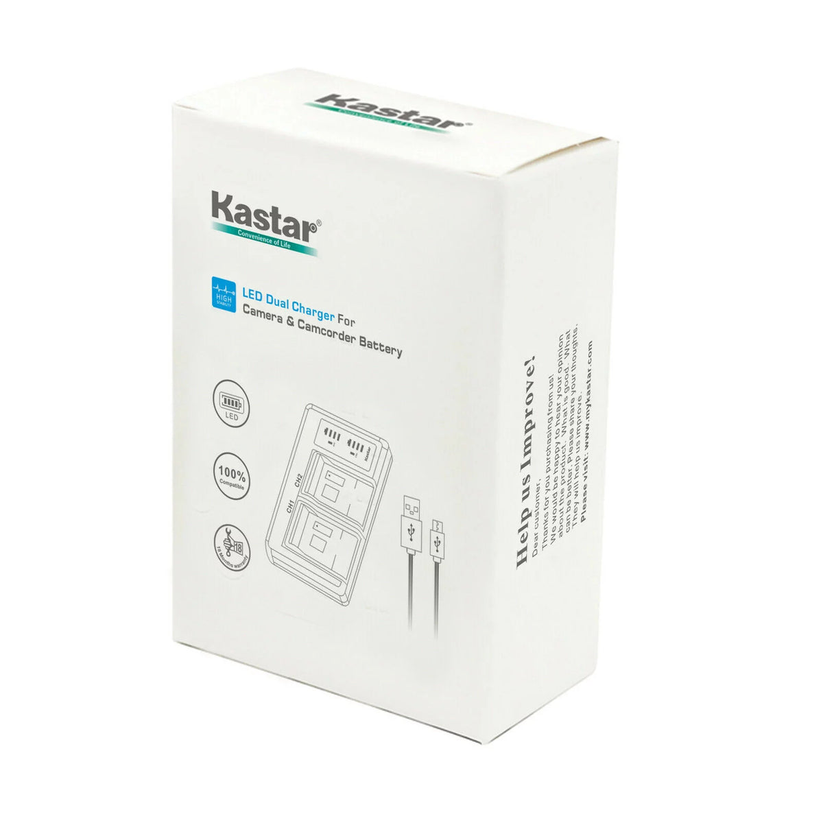 4-Pack Battery and USB Charger I4676