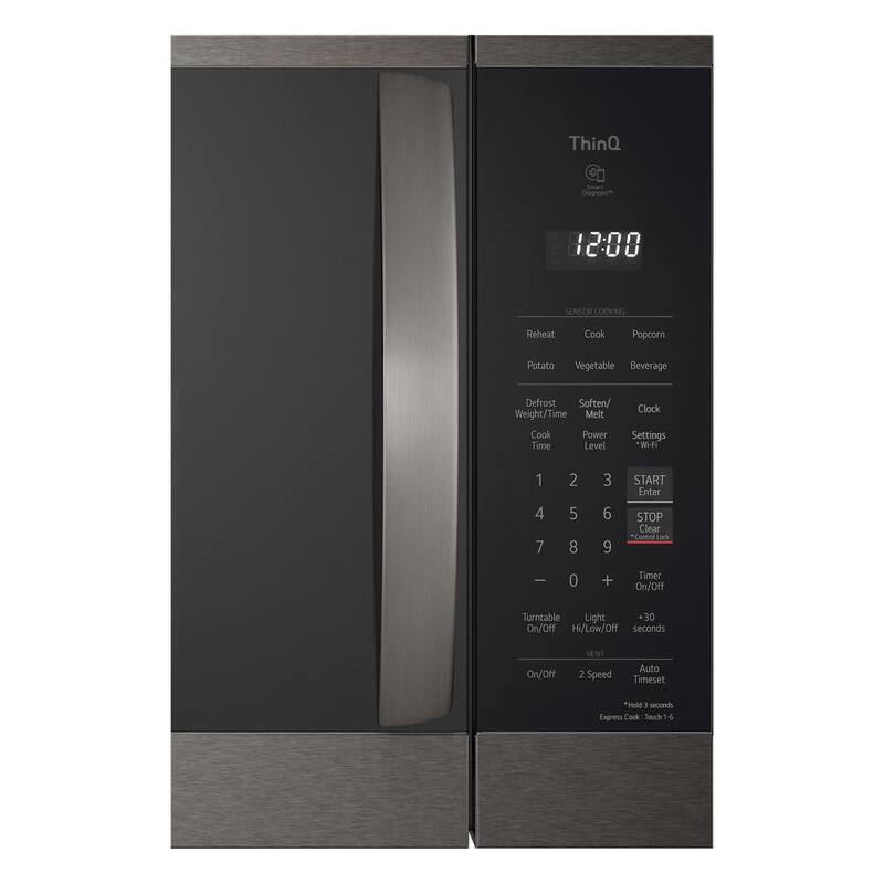 1.8 cu. ft. Black Stainless Steel Over the Range Microwave Oven V956
