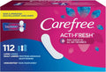 Long Body Shaped Panty Liners, 112 Count B3674