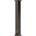 8x22 Endura-Aluminum Square Non-Tapered Column Textured Brown Finish L24828
