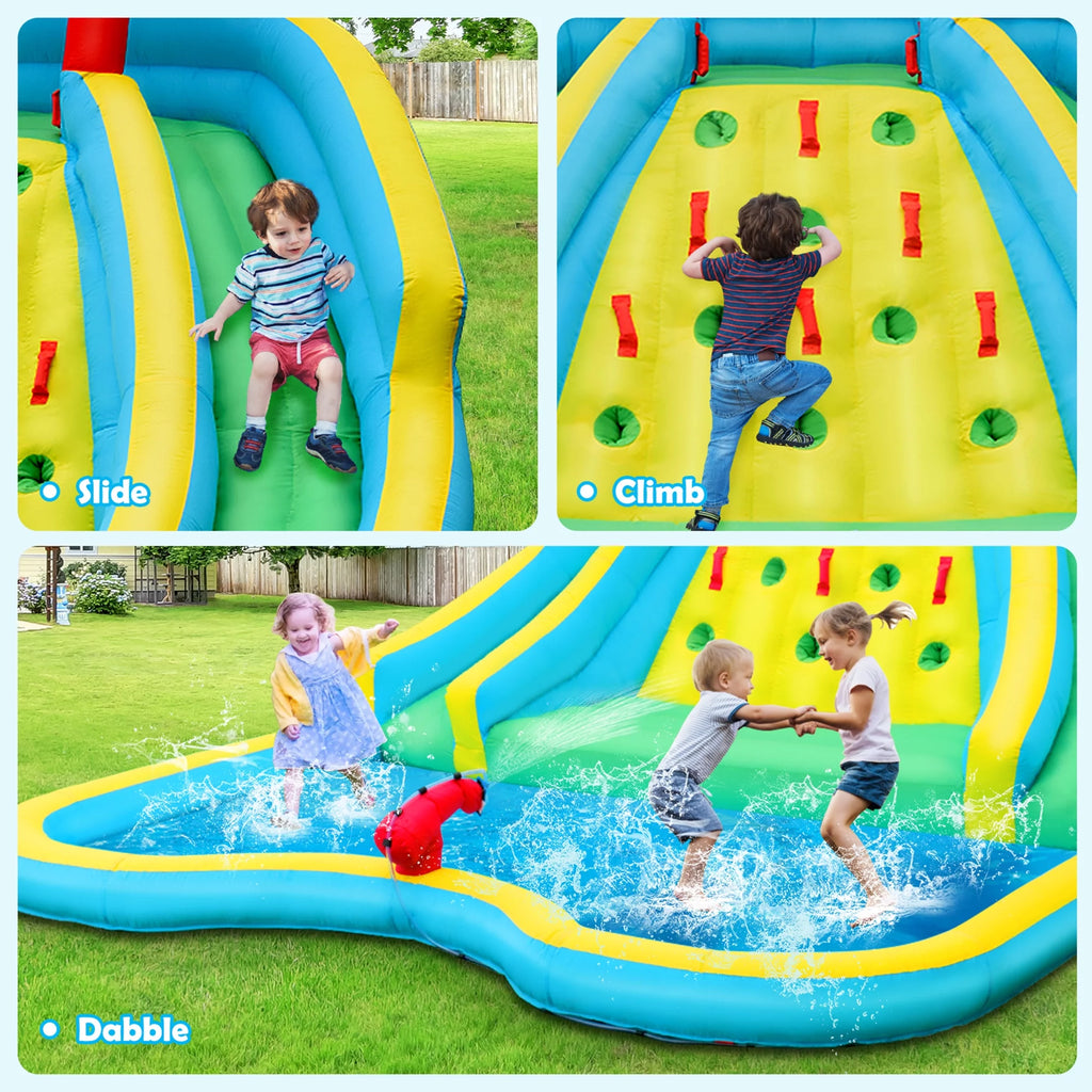Inflatable Bouncy Splash Pool Climbing Wall T57250
