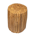 Acacia Wood End Table 17.75 Inches Tall S643