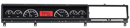 Analog Dash Gauges System Kit Black Alloy Blue S2479