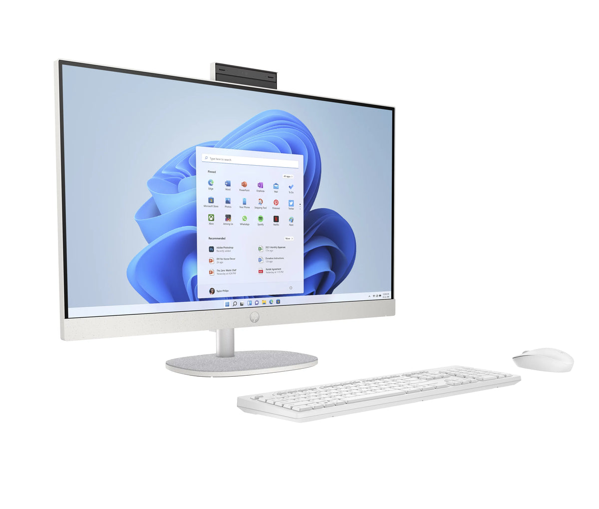27" All-in-One Desktop FHD Intel Core i5 16GB RAM 512GB SSD White J83586