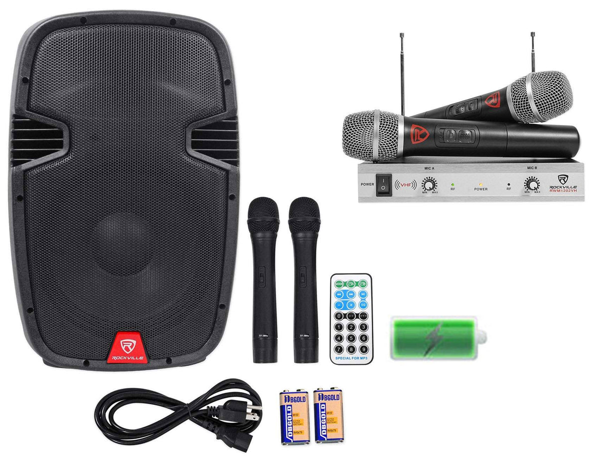 12" Portable Karaoke Machine with 4 Mics E95154