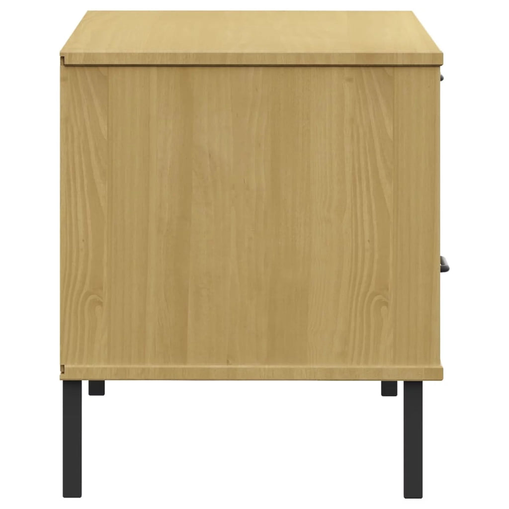 Pine Wood TV Cabinet with Storage Drawer, Door and Shelf F891725