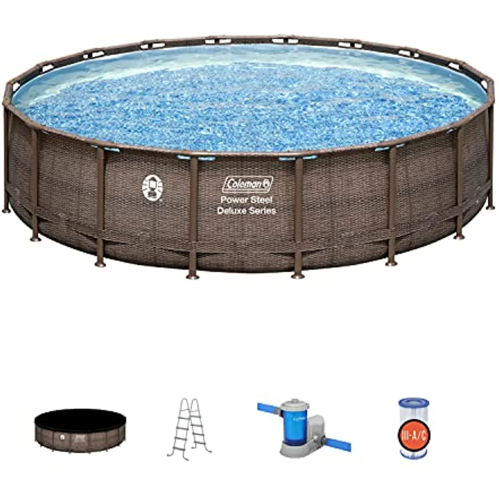 Round Metal Frame Above Ground Pool Set D18417