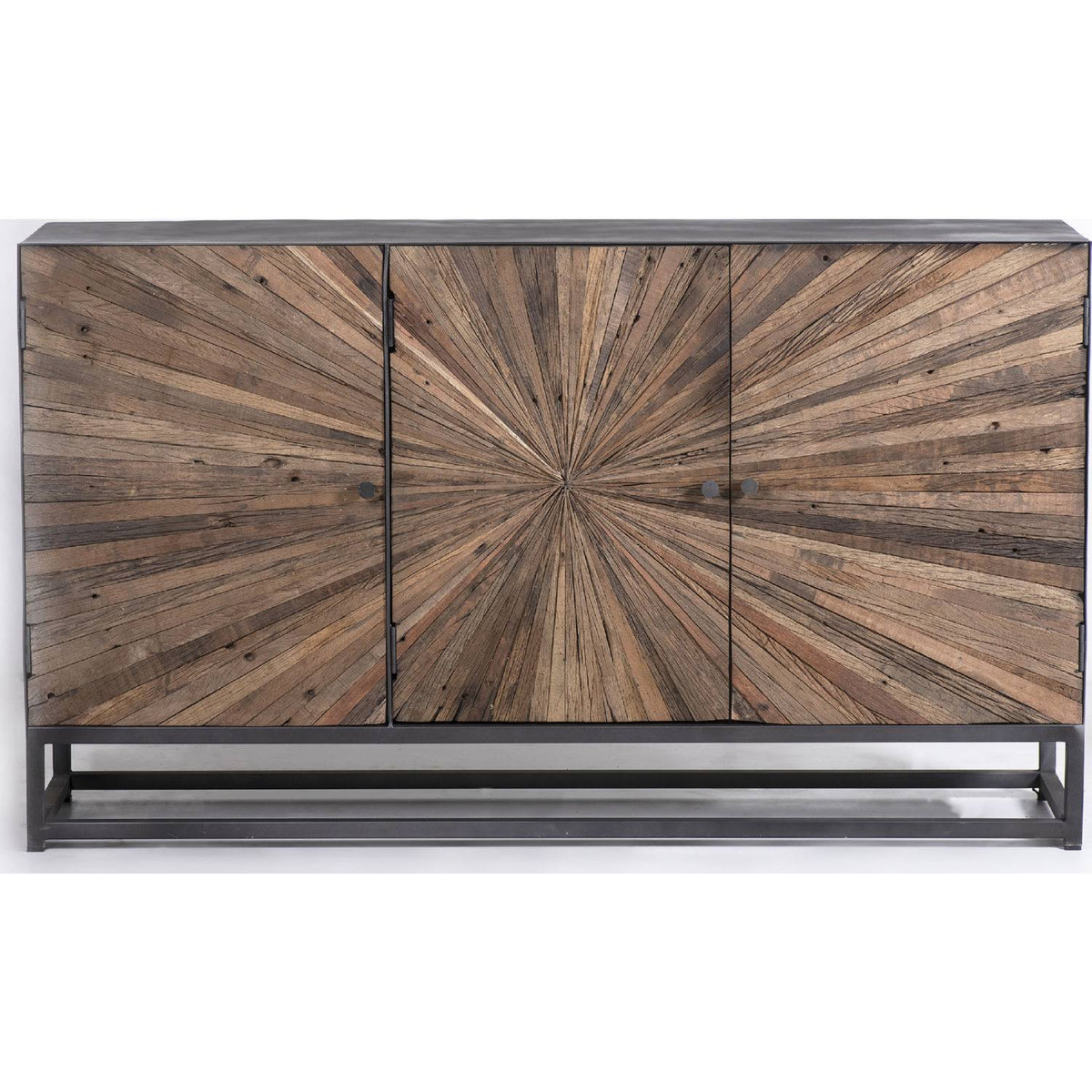 Reclaimed Wood 3 Door Accent Cabinet N4990