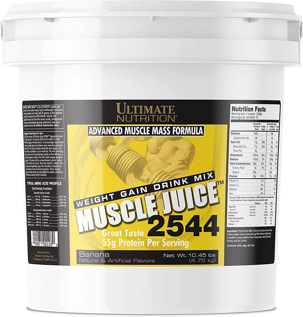 Banana Whey Protein Weight Gain Drink Mix 10.45 Pounds Z24560