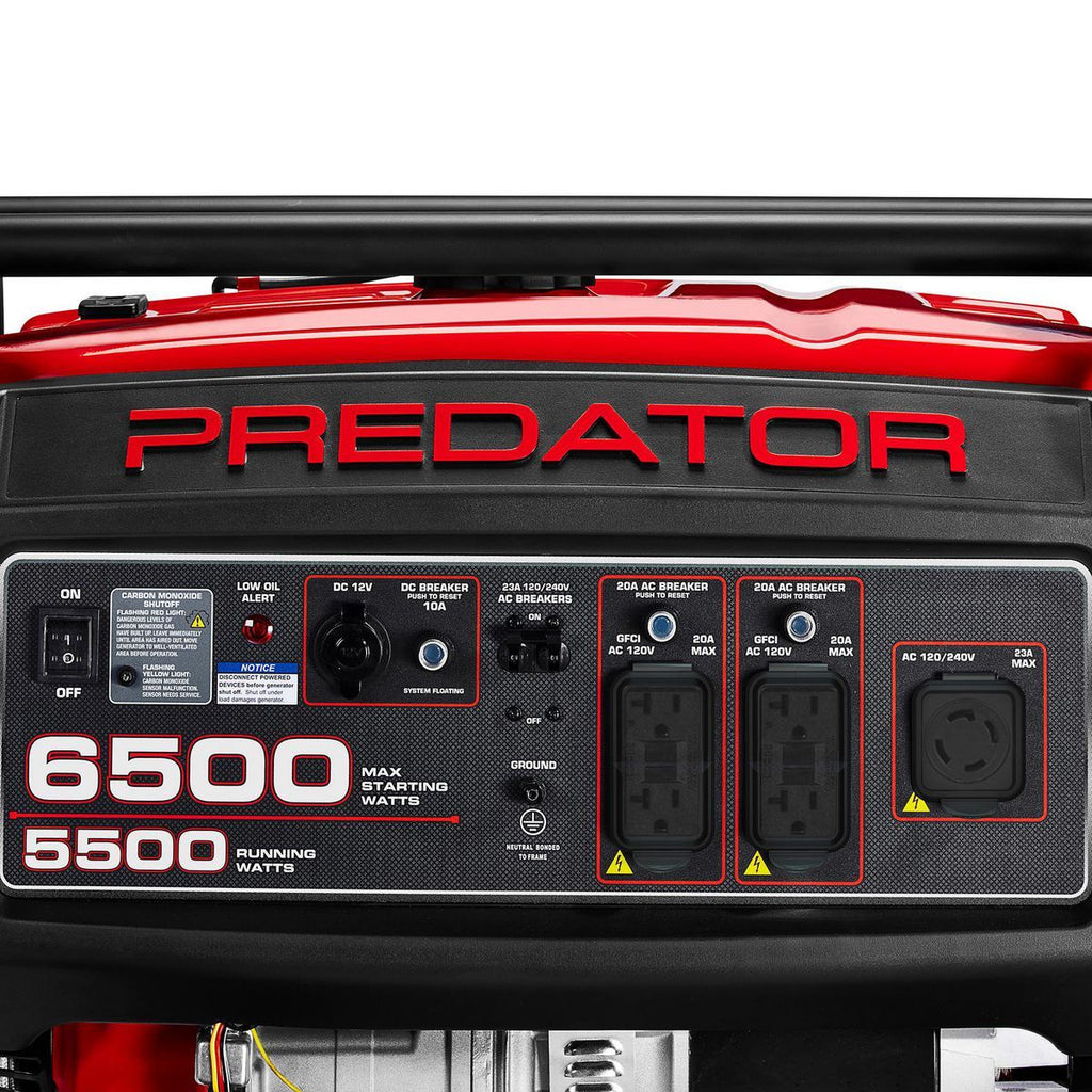 6500 Watt Gas-Powered Portable Generator B312844