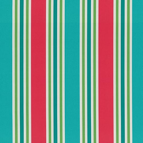 Stripe Indoor/Outdoor Tufted Chair Seat Cushion with Ties, 2 Count D8987