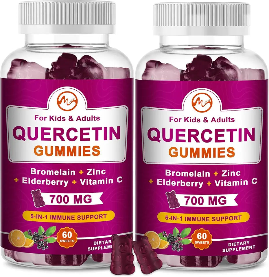 Quercetin Gummies with Bromelain, Elderberry, Zinc and Vitamin C Z322