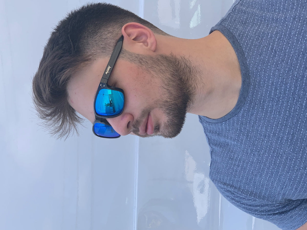 Italian Style Unisex Sunglasses Blue Mirror J7518