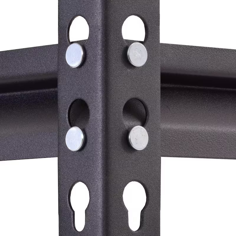 5-Tier Steel Garage Storage Shelving Unit in Black D699069