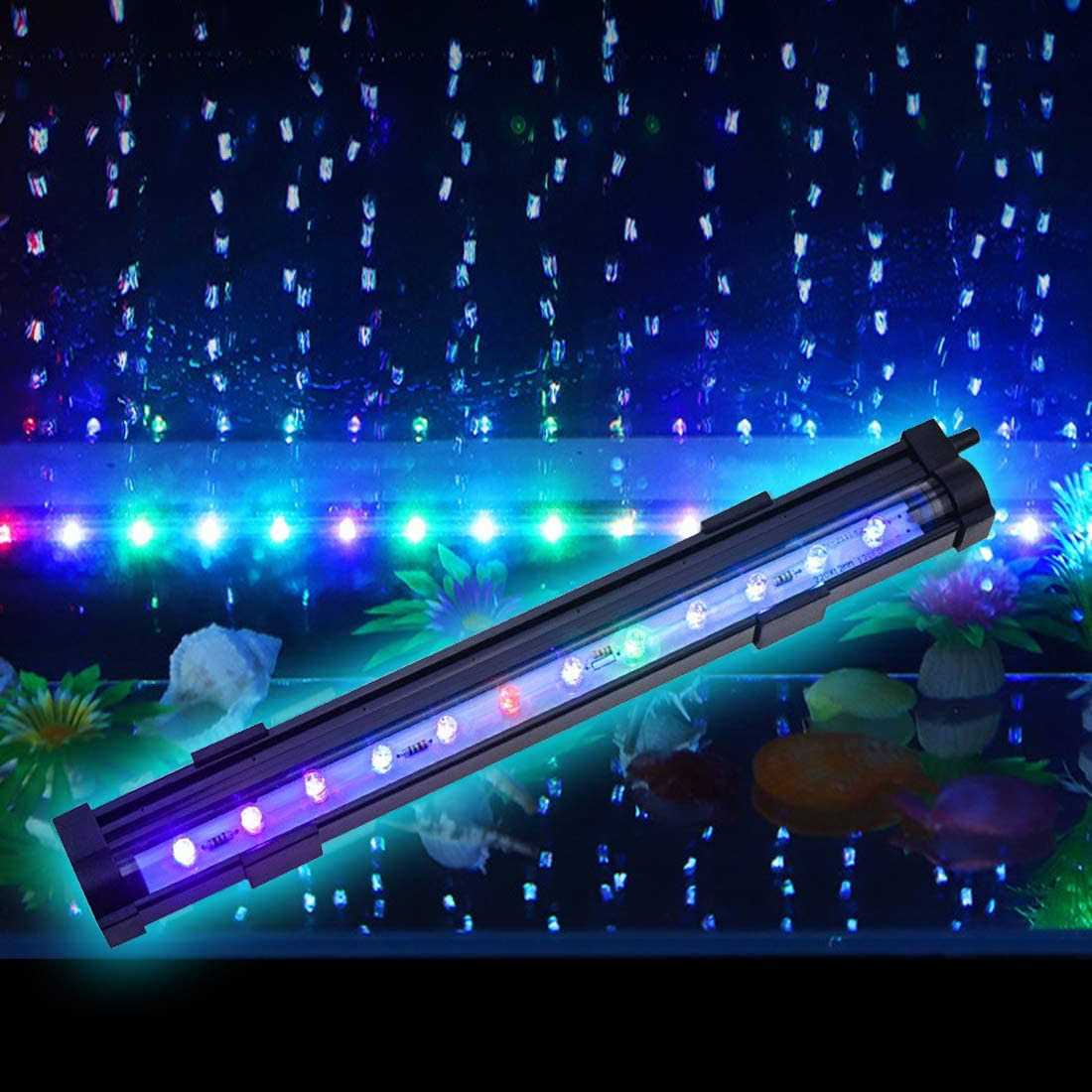2 Watt Aquarium Air Stone with Color Changing Led Light Pump S5328