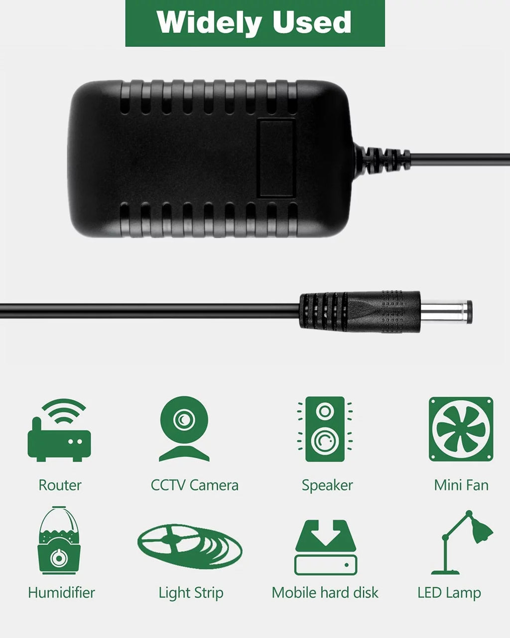 Compatible AC / DC Adapter Replacement Power Supply Cord Cable Charger S862
