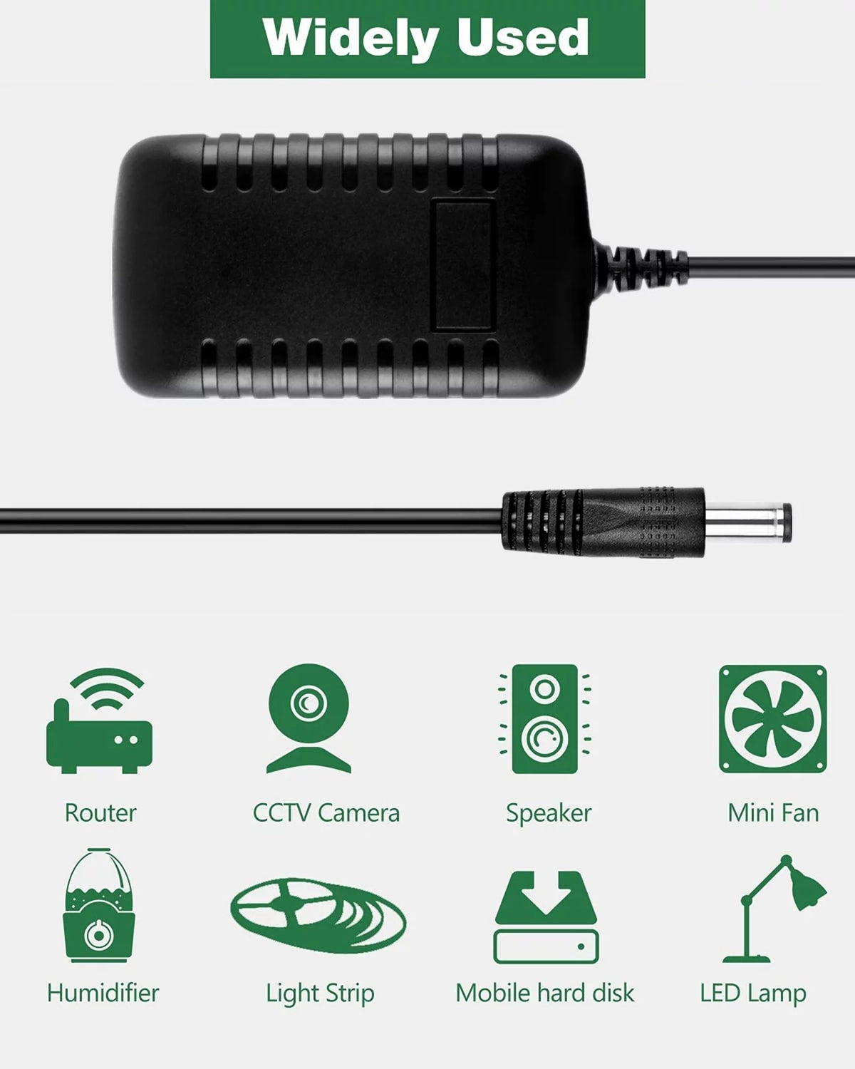 Compatible AC / DC Adapter Replacement Power Supply Cord Cable Charger S862