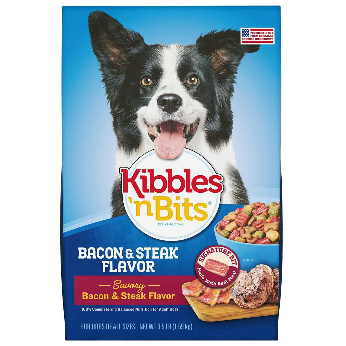 Bacon & Steak Dry Dog Food L5806