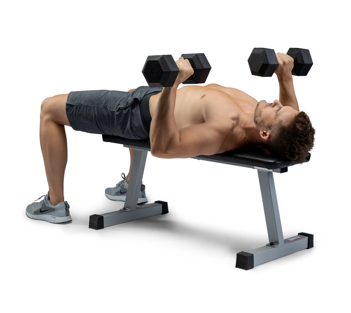 25lb Rubber Hex Dumbbell M949